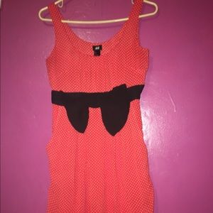 Women’s H&M Red & White Polka Dot Dress !!
